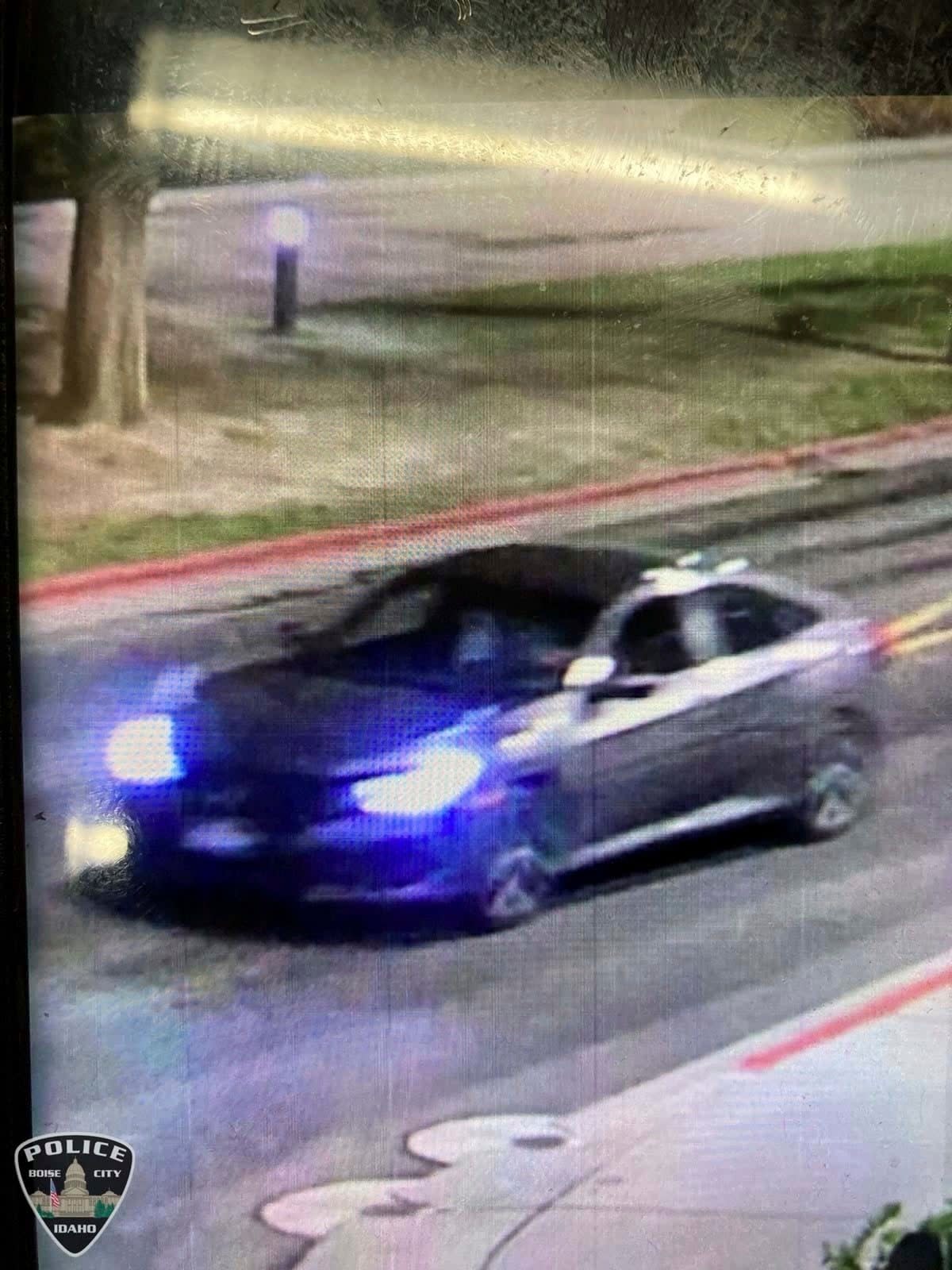 The men escaped in a vehicle identified as a grey Honda Accord (Boise Police)