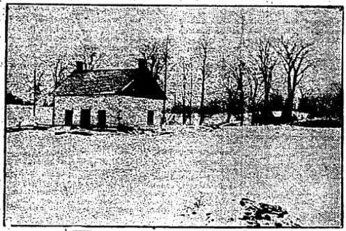 An image of the Quinn House near Perth, Ont., from the Jan. 25, 1935 copy of the Perth Courier.