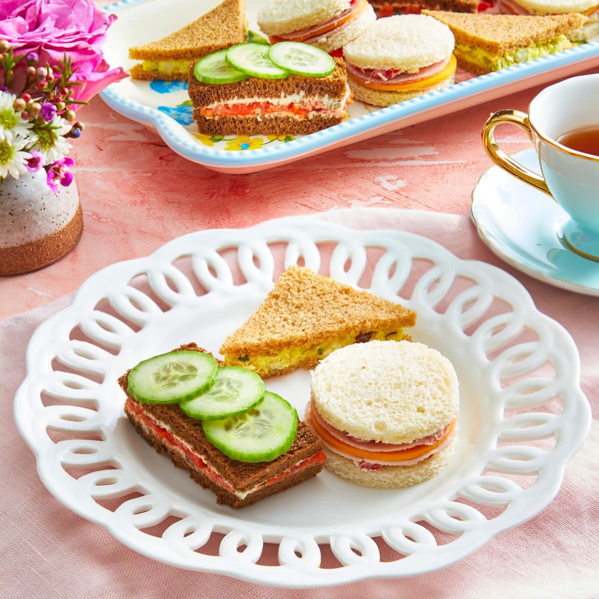 mothers day appetizers tea sandwiches recipe