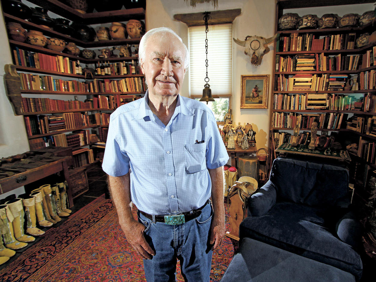 Forrest Fenn in his Santa Fe, New Mexico, pictured in July 2014: Luis Sanchez Saturno/Santa Fe New Mexican via AP