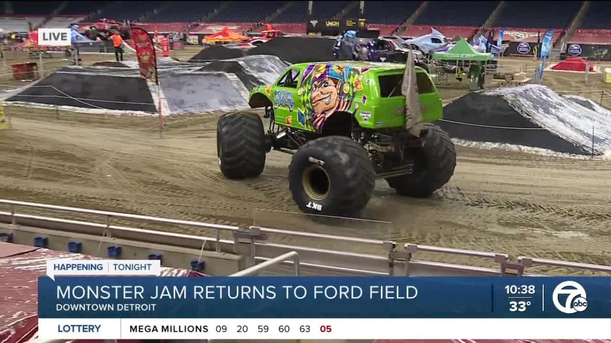 Monster Jam featuring Columbus Township drivers return to Ford Field