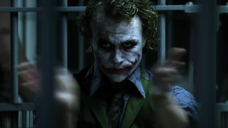 Joker Applauds Gordon's Promotion (The Dark Knight)