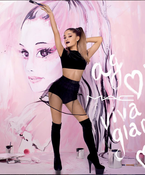 Ariana Grande is the new face of MAC.