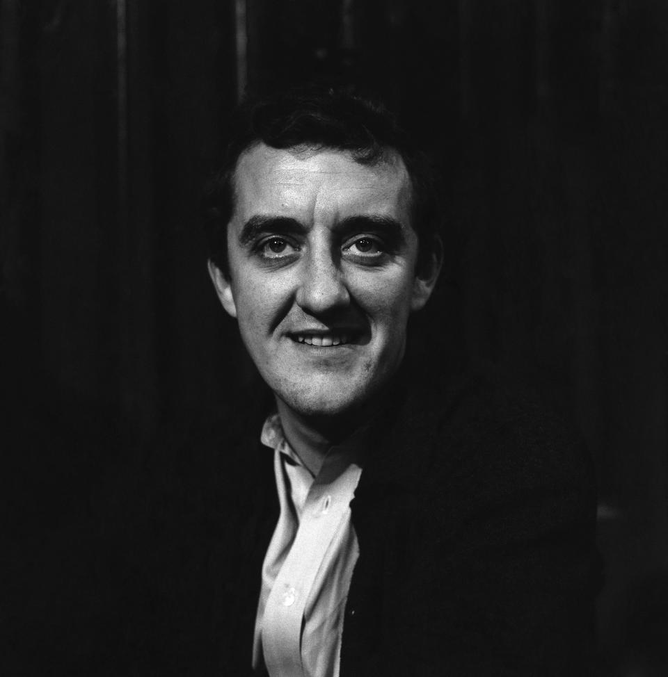 FILE Actor Bernard Cribbins poses in this Dec. 1, 1962 photo. Cribbins, a beloved British entertainer whose seven-decade career ranged from the bawdy “Carry On” comedies to children’s television and “Doctor Who,” has died. He was 93. Agent Gavin Barker Associates announced Cribbins’ death on Thursday, July 28, 2022. (PA via AP, File)