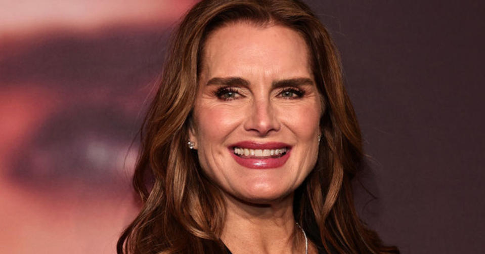 Brooke Shields at a premiere