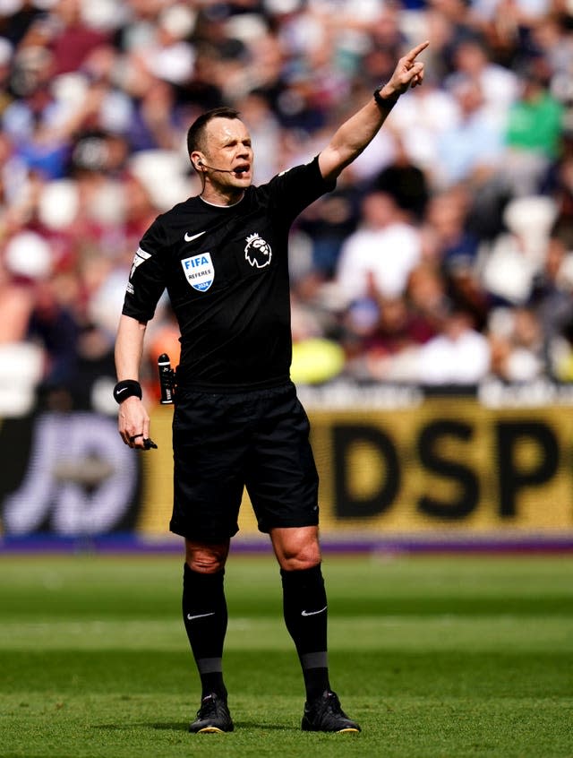 Stuart Attwell was the VAR official for Nottingham Forest's controversial Premier League defeat at Everton