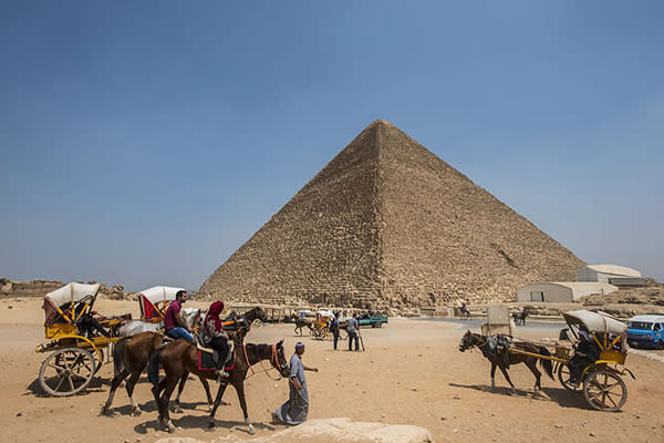 La pirámide de Khufu contiene 2.3 millones de bloques de piedra. Foto: VCG/Getty Images