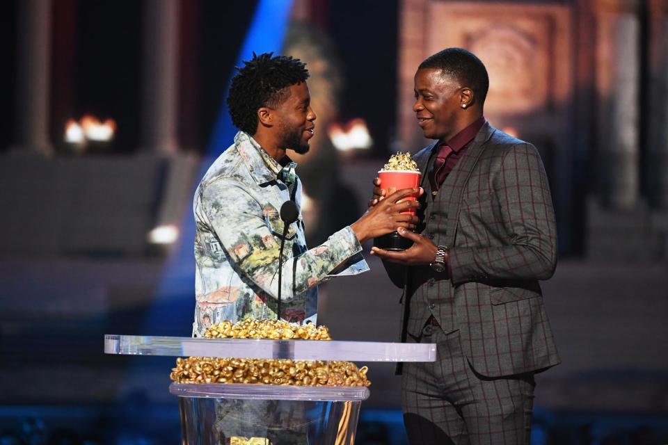 MTV Movie & TV Awards 2018: Black Panther's Chadwick Boseman gives Best Hero award to Waffle House hero James Shaw Jr