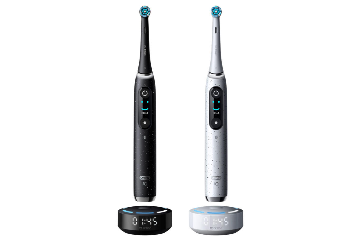 Oral-B's new flagship iO toothbrush puts your brushing stats on its  charging base