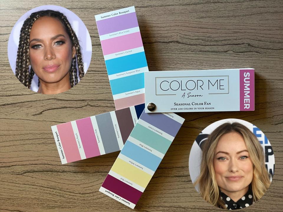 Leona Lewis and Olivia Wilde on Spring colors