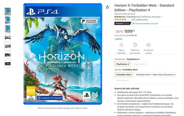 Oferta: Horizon Forbidden West nunca había estado tan barato en