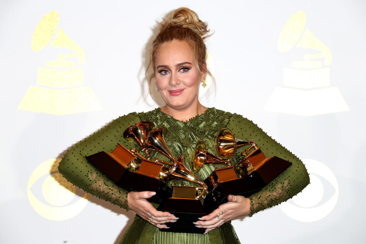 Adele has given a rare insight into her life as a parent [Photo: Getty]