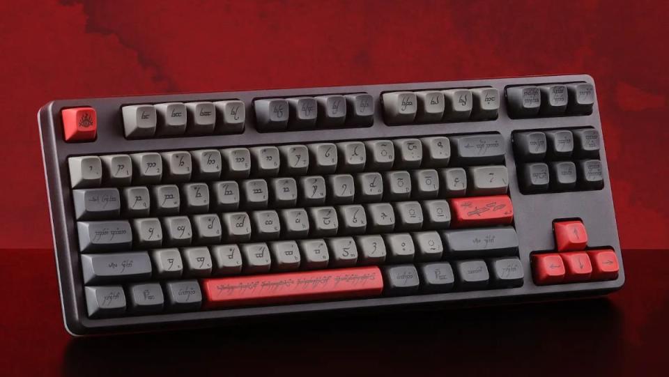 The Lord of the Rings Black Speech Keyboard