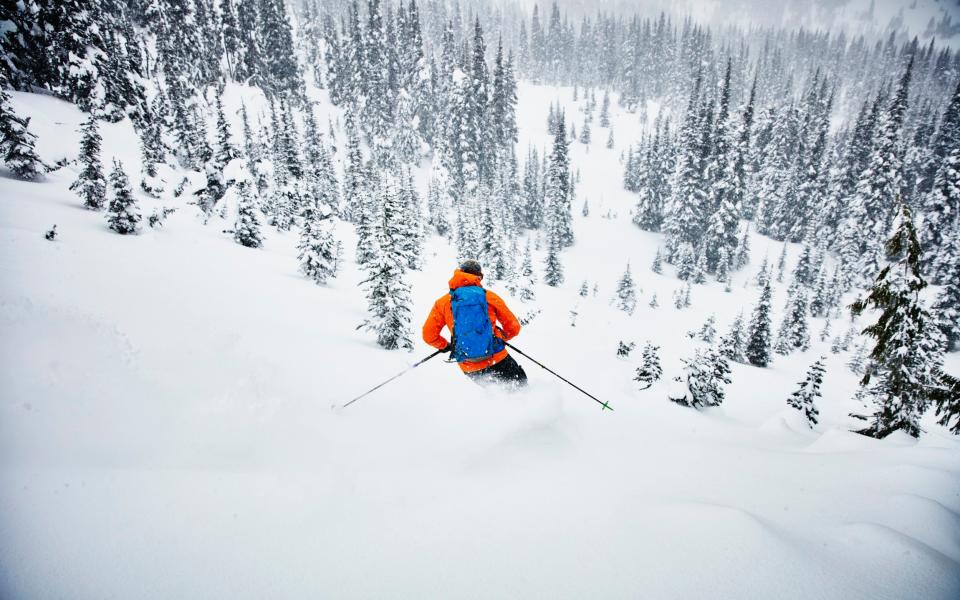 skiing off-piste