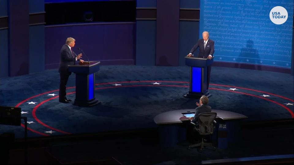 President Donald Trump and Joe Biden clashed over COVID-19, crime and election integrity during the first presidential debate.