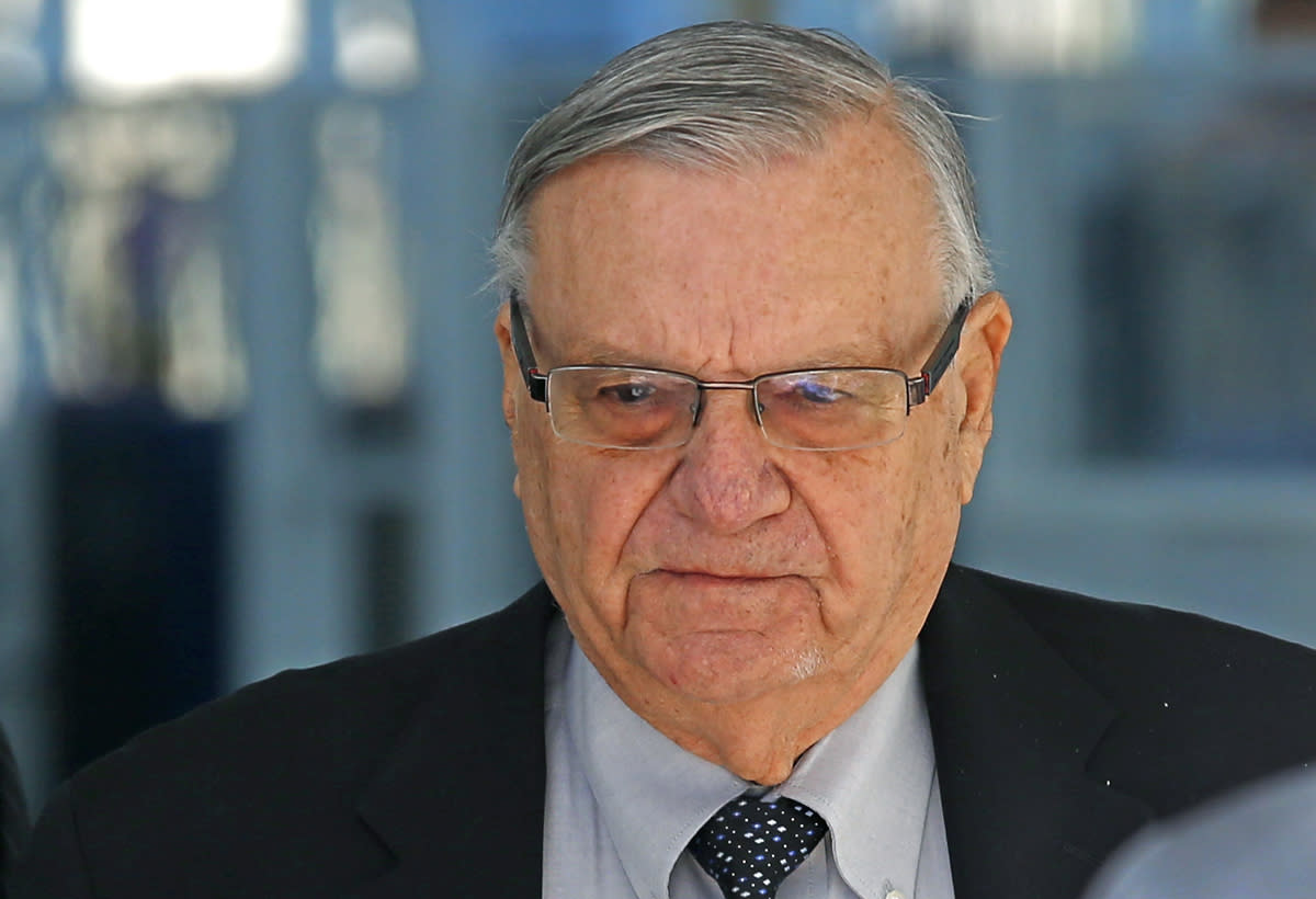 Arizona sheriff Joe Arpaio was convicted last month of criminal contempt