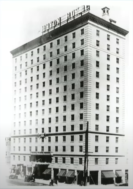 An image of the Cactus Hotel taken in 1929, one year after the hotel’s opening.