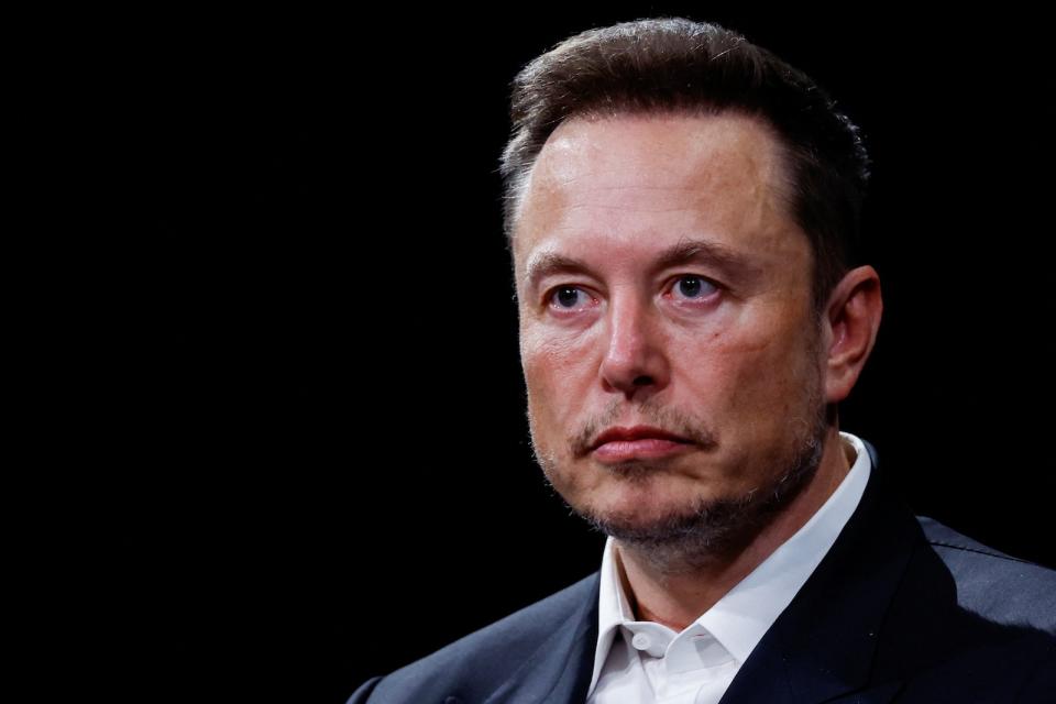 Elon Musk, Chief Executive Officer of SpaceX and Tesla and owner of Twitter, looks on as he attends the Viva Technology conference dedicated to innovation and startups at the Porte de Versailles exhibition centre in Paris, France, June 16, 2023. REUTERS/Gonzalo Fuentes