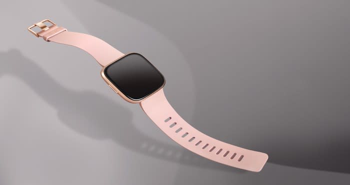 Versa 2 with a pink strap