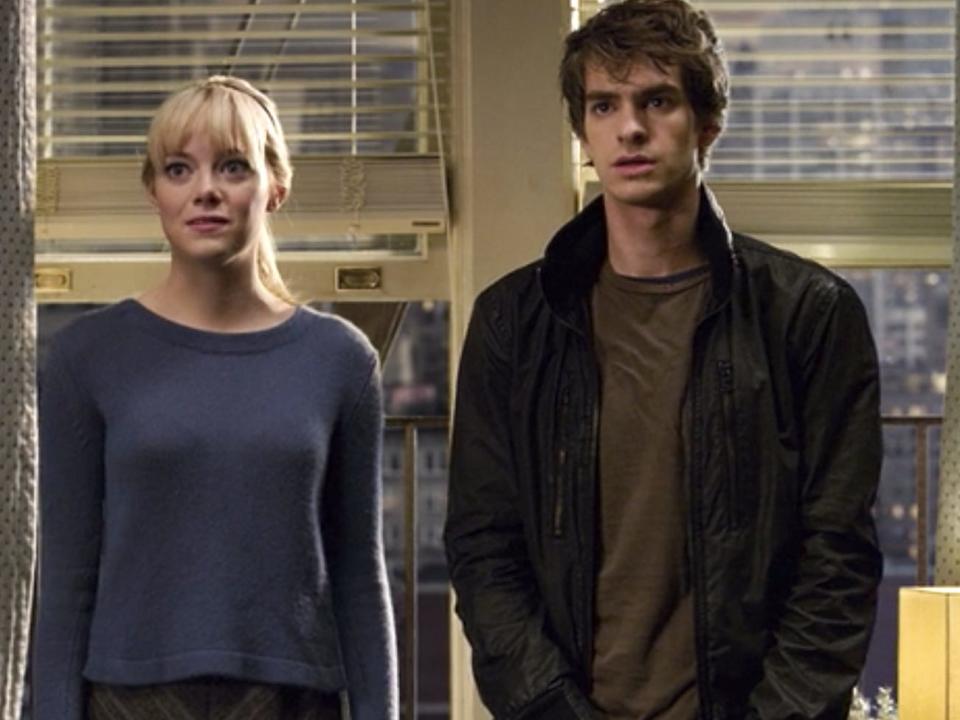 Emma Stone and Andrew Garfield in "The Amazing Spider-Man."