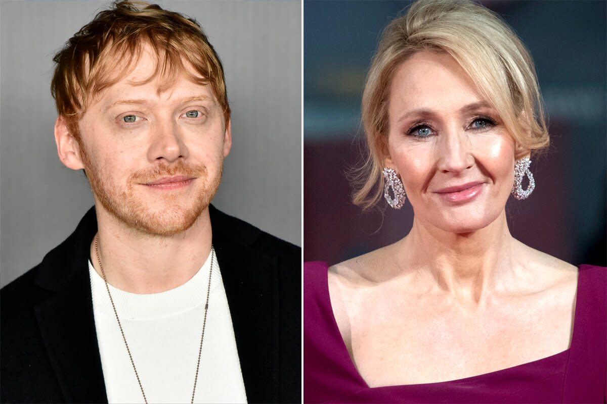 Rupert Grint and J.K. Rowling (Photo: Eugene Gologursky/Getty Images; John Phillips/Getty Images)