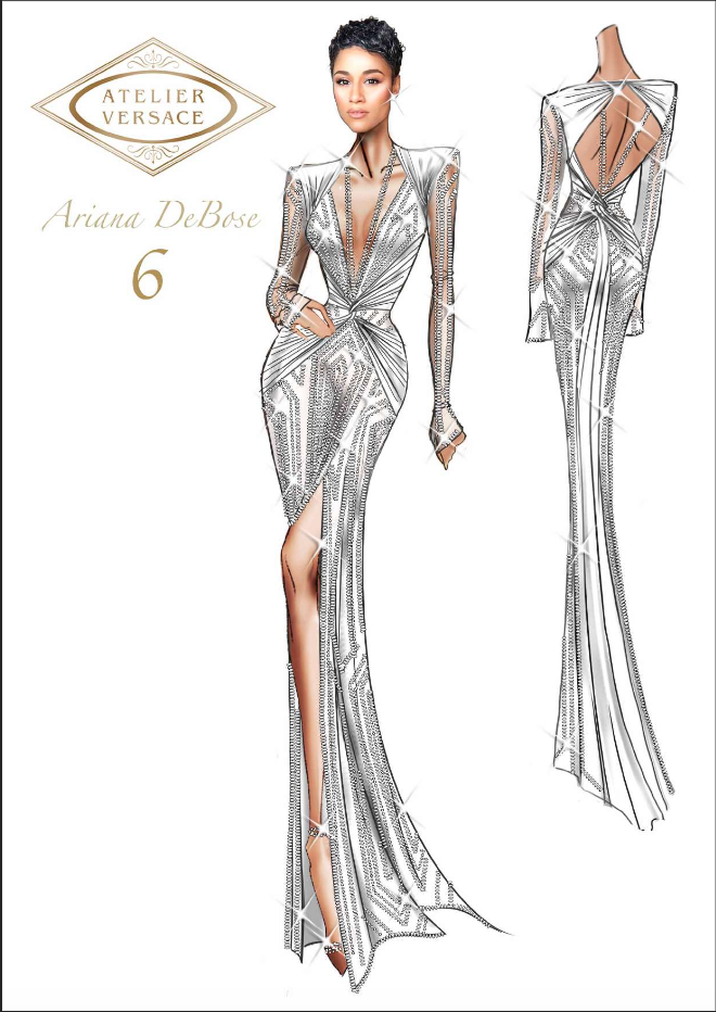 Ariana DeBose Versace Dress