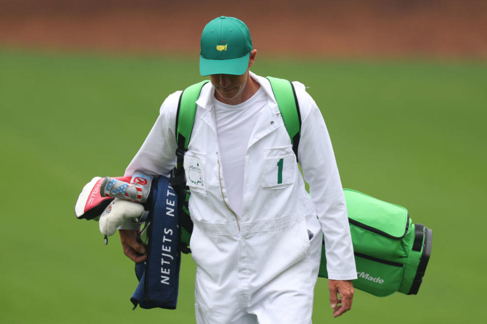 Ted Scott walks during the 2023 Masters