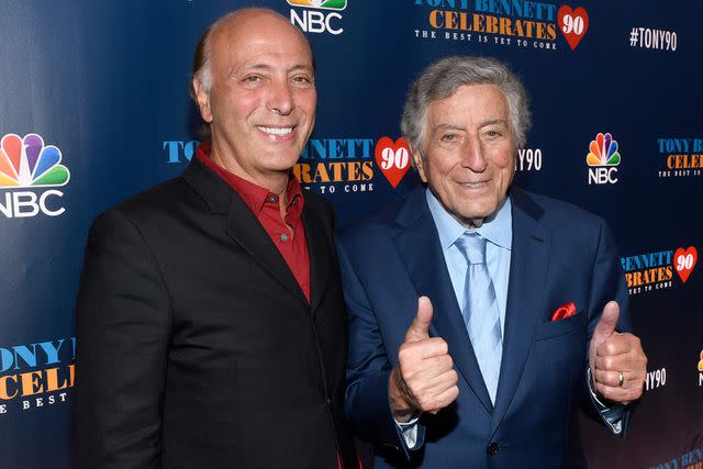 <p>Peter Kramer/NBCU Photo Bank/NBCUniversal via Getty</p> Danny Bennett and Tony Bennett