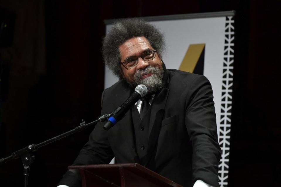 Cornel West speaks at the 2019 Hutchins Center Honors W.E.B. Du Bois Medal Ceremony at Harvard University on Oct. 22, 2019, in Cambridge, Massachusetts. (Photo by Paul Marotta/Getty Images)