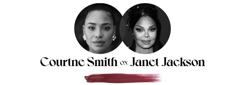 <h1 class="title">Courtne Smith on Janet Jackson.jpg</h1><cite class="credit">Courtne: NewNew<br> Janet: Steve Granitz/Getty Images</cite>