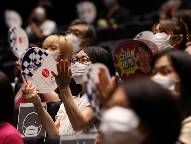 Public viewing event for Tokyo 2020 Olympic Games in Takasaki