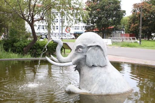 大象林旺在台灣的第一個家，現為陸軍官校南營區「林旺公園」。（陸軍司令部提供）