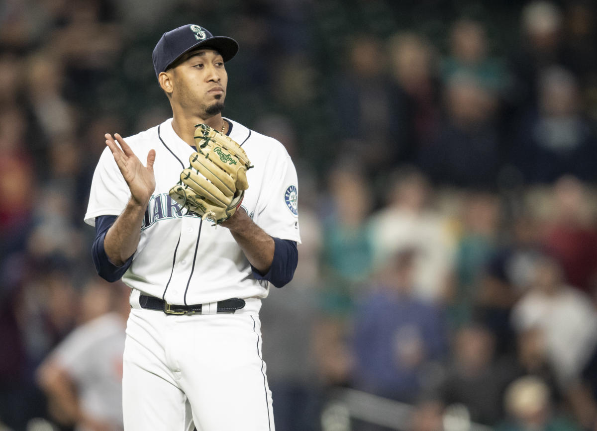 Who is leading MLB in saves? That would be Mariners closer Edwin