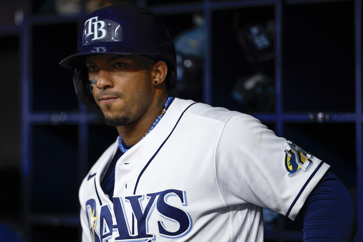 Wander Franco has been away from the Rays since allegations surfaced last August. (Douglas P. DeFelice/Getty Images)