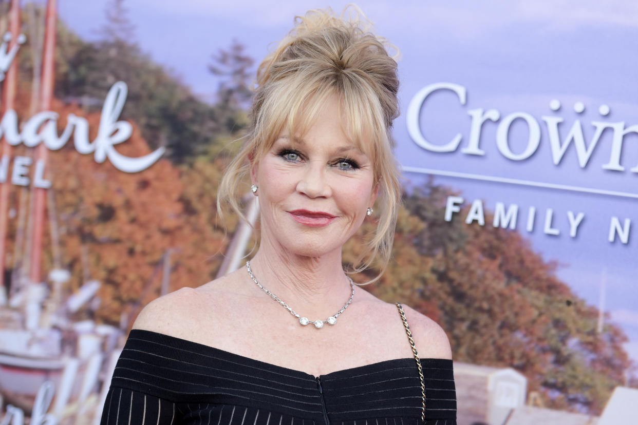 Melanie Griffith attends the 2016 Summer TCA "Hallmark Event" on Wednesday, July 27, 2016, in Beverly Hills, Calif. (Photo by Richard Shotwell/Invision/AP)