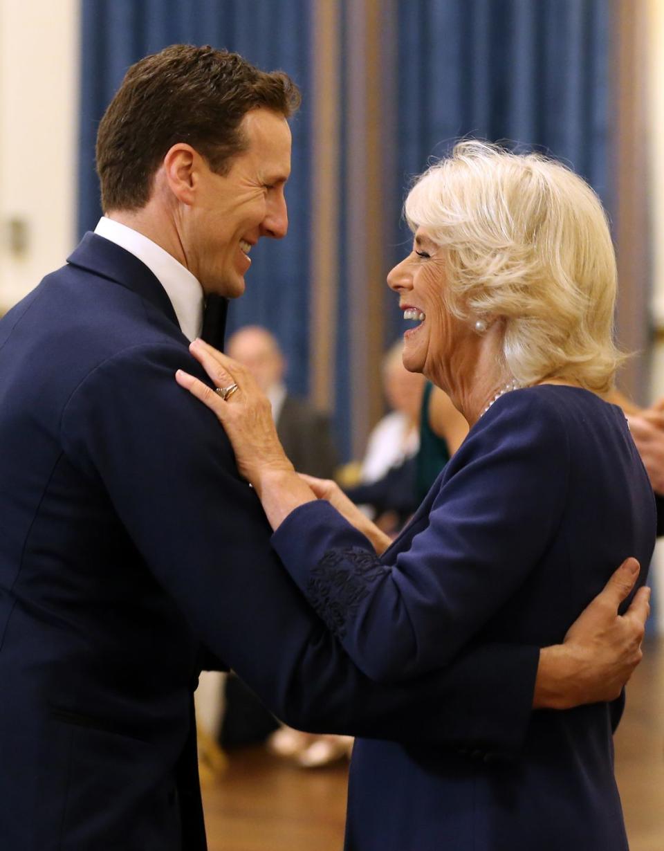 the duchess of cornwall hosts a tea dance to encourage active ageing