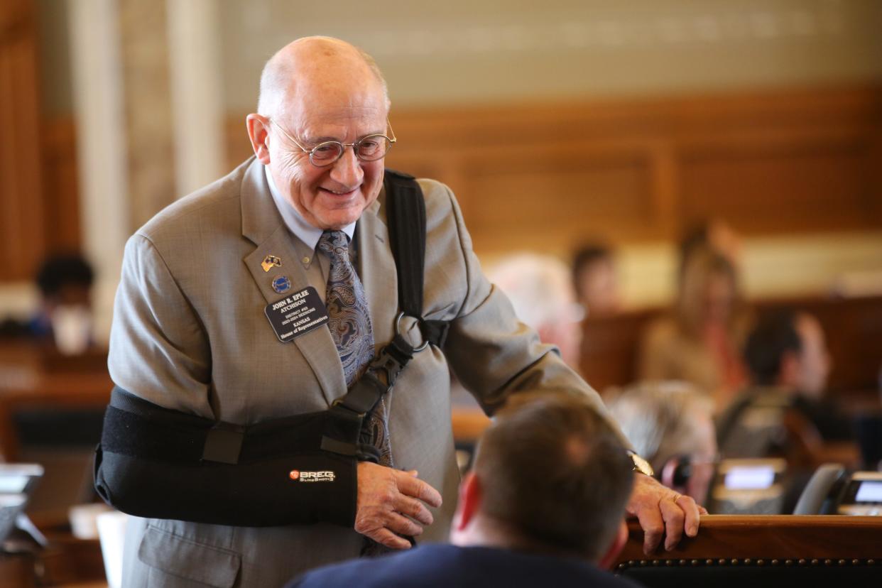 Rep. John Eplee, R-Atchison, was a key supporter of a bill to ban gender-affirming care for transgender youths.