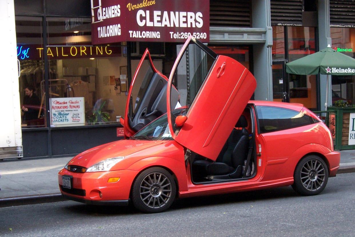 Ford Focus with scissor doors