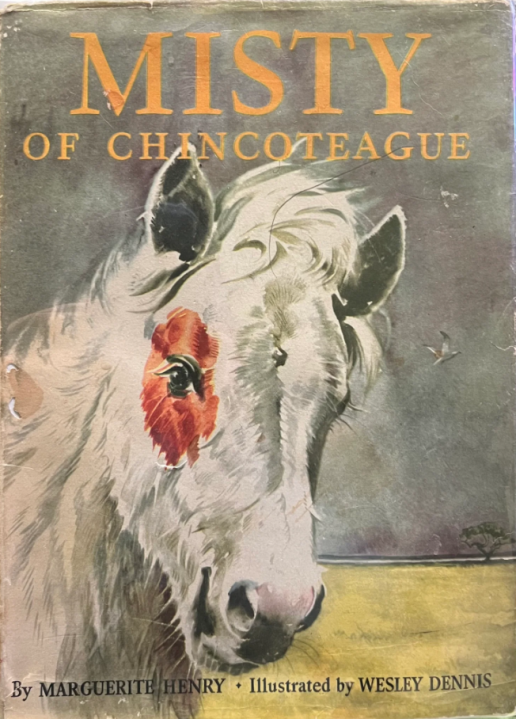 The cover of the Marguerite Henry novel, “Misty of Chincoteague”