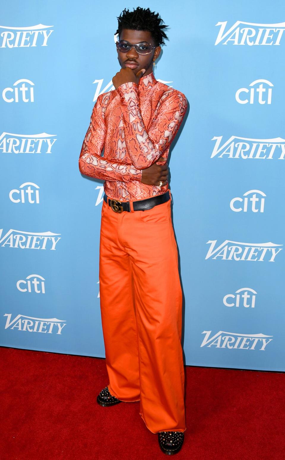 Lil Nas X attends the 2019 Variety's Hitmakers Brunch at Soho House on December 07, 2019 in West Hollywood, California