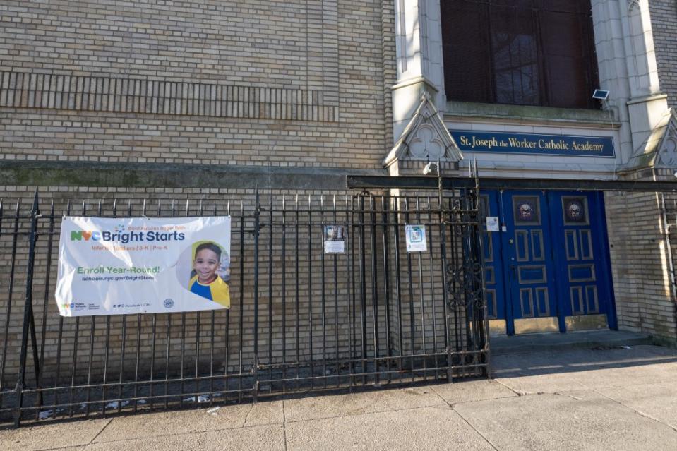 A lead 3-K teacher at St. Joseph the Worker Catholic Academy in Brooklyn was arrested after allegedly putting a child in a cruel time out in a closet in February. J.C. Rice