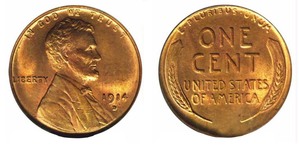 1914 - D Lincon Penny