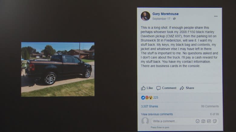 'Facebook found my truck': Limited edition truck returned to its owner