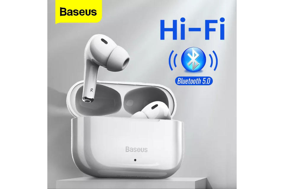 Baseus W3 TWS HiFi Bluetooth Earphone Bluetooth 5.0 Earbuds Waterproof In-ear Headset For iPhone13 Pro Max 11 HuaWei Samsung Xiaomi Realme Vivo Oppo Android Phone. (Photo: Lazada SG)