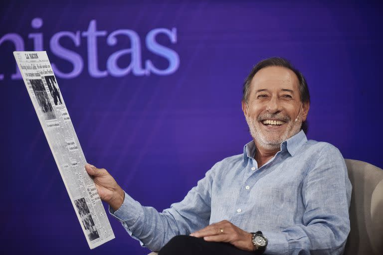 En + Cerca Personajes, Guillermo Francella recordó su paso por el mundo del periodismo