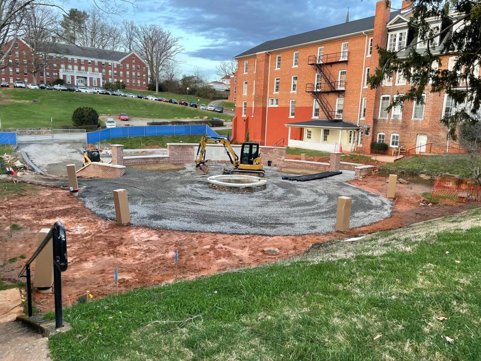 Mars Hill University plans to hold a ribbon cutting ceremony in May for its Sunken Garden, according to its website.