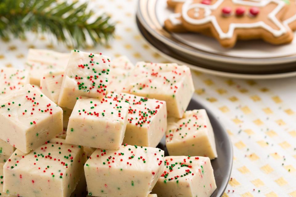 <p>When December hits, the baking begins. You've got 25 days to cram in all your favorites, so you better get started immediately. These <a rel="nofollow noopener" href="http://www.housebeautiful.com/entertaining/holidays-celebrations/g3856/christmas-dinner-ideas" target="_blank" data-ylk="slk:festive and sugary treats;elm:context_link;itc:0;sec:content-canvas" class="link ">festive and sugary treats</a> will make sure you have the happiest holiday ever-because what is Christmas without dessert, seriously?! Visions of cakes, <a rel="nofollow noopener" href="http://www.housebeautiful.com/lifestyle/recipes-cookbooks/g3954/no-bake-cookie-recipes/" target="_blank" data-ylk="slk:cookies;elm:context_link;itc:0;sec:content-canvas" class="link ">cookies</a>, and tarts will dance in your head all holiday season long. </p>