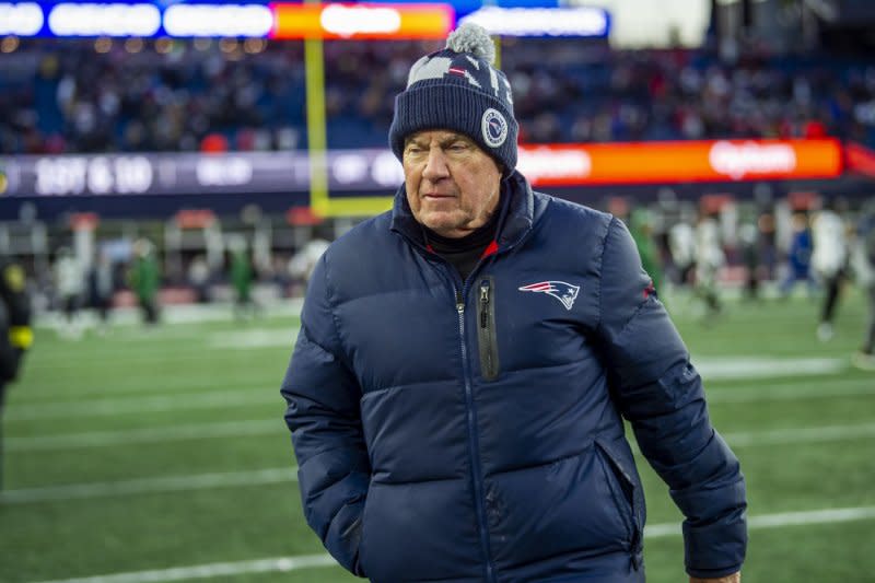 Former New England Patriots head coach Bill Belichick is set to appear on multiple TV shows during the 2024-25 NFL season. File Photo by Amanda Sabga/UPI