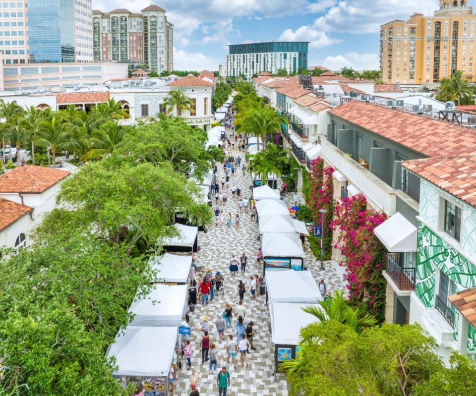 Discover an array of artists and artwork at the Downtown West Palm Beach Arts Festival this weekend.