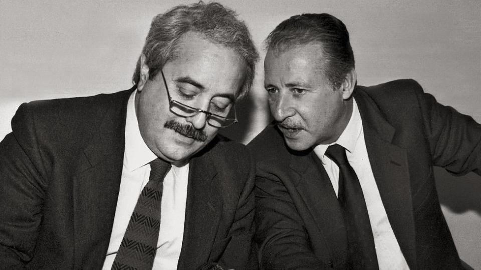 Falconce y Borsellino juntos.